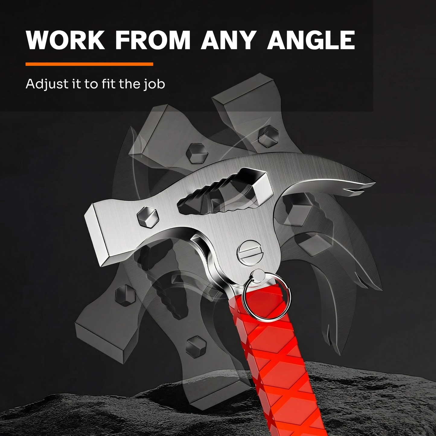 EvoriAX™: Multi-Tool Hammer & Wrench - Stop wasting 20 minutes on 5-minute fixes