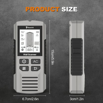 EvoriAX™: Wall & Metal Detector