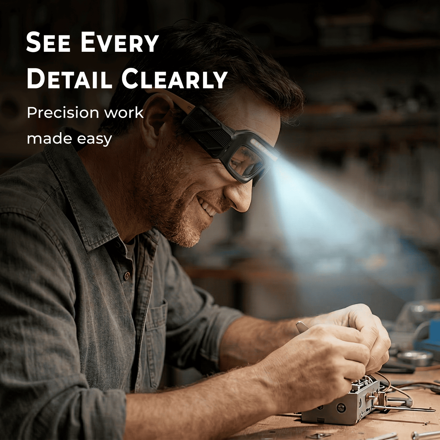 EvoriAX™: Hands-Free LED Glasses