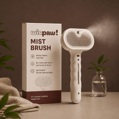 PetShiply Steam Grooming Brush — lifestyle