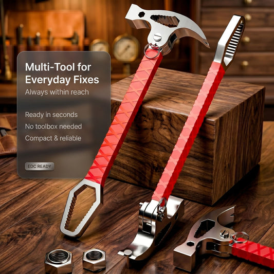 EvoriAX™: Multi-Tool Hammer & Wrench - Stop wasting 20 minutes on 5-minute fixes