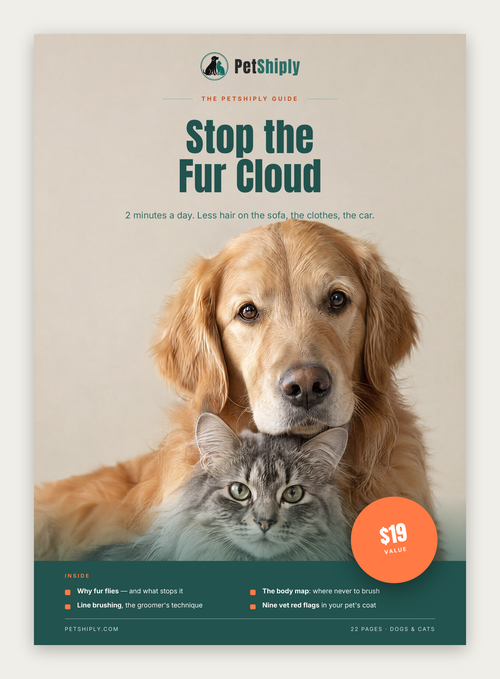 Stop the Fur Cloud — The 2-Minute Grooming Routine