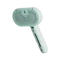 PetShiply Steam Grooming Brush — green