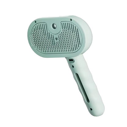 PetShiply Steam Grooming Brush — green